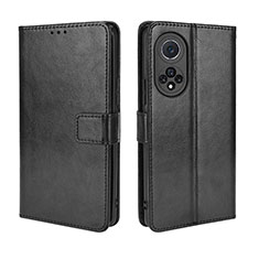 Funda de Cuero Cartera con Soporte Carcasa BY5 para Huawei Nova 9 Pro Negro