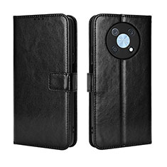 Funda de Cuero Cartera con Soporte Carcasa BY5 para Huawei Nova Y90 Negro