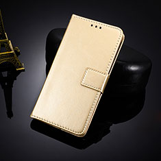 Funda de Cuero Cartera con Soporte Carcasa BY5 para Nokia C10 Oro