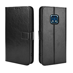 Funda de Cuero Cartera con Soporte Carcasa BY5 para Nokia XR20 Negro