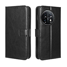 Funda de Cuero Cartera con Soporte Carcasa BY5 para OnePlus 11 5G Negro