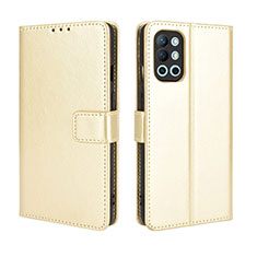 Funda de Cuero Cartera con Soporte Carcasa BY5 para OnePlus 9R 5G Oro