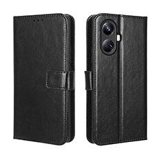 Funda de Cuero Cartera con Soporte Carcasa BY5 para Realme 10 Pro+ Plus 5G Negro