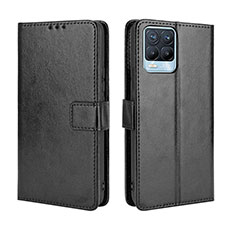 Funda de Cuero Cartera con Soporte Carcasa BY5 para Realme 8 Pro Negro