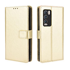 Funda de Cuero Cartera con Soporte Carcasa BY5 para Realme GT Master Explorer 5G Oro