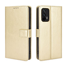 Funda de Cuero Cartera con Soporte Carcasa BY5 para Realme GT Neo 5G Oro