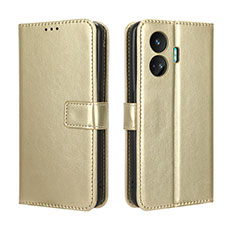 Funda de Cuero Cartera con Soporte Carcasa BY5 para Realme GT Neo5 SE 5G Oro