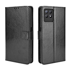 Funda de Cuero Cartera con Soporte Carcasa BY5 para Realme Narzo 50 4G Negro