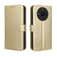 Funda de Cuero Cartera con Soporte Carcasa BY5 para Realme Narzo 60 5G Oro