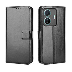 Funda de Cuero Cartera con Soporte Carcasa BY5 para Vivo T1 Pro 5G Negro