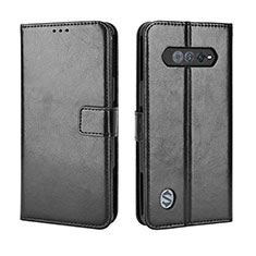 Funda de Cuero Cartera con Soporte Carcasa BY5 para Xiaomi Black Shark 4S Pro 5G Negro