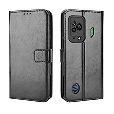 Funda de Cuero Cartera con Soporte Carcasa BY5 para Xiaomi Black Shark 5 5G Negro