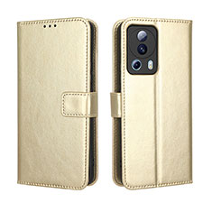 Funda de Cuero Cartera con Soporte Carcasa BY5 para Xiaomi Civi 2 5G Oro