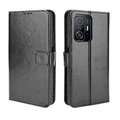 Funda de Cuero Cartera con Soporte Carcasa BY5 para Xiaomi Mi 11T 5G Negro