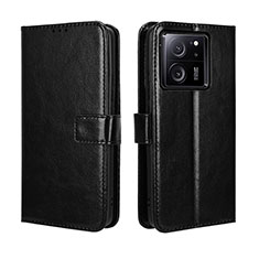 Funda de Cuero Cartera con Soporte Carcasa BY5 para Xiaomi Mi 13T 5G Negro