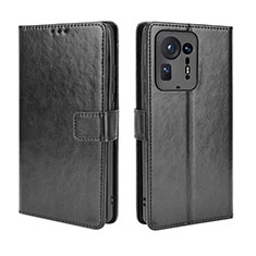 Funda de Cuero Cartera con Soporte Carcasa BY5 para Xiaomi Mi Mix 4 5G Negro