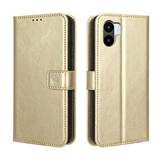 Funda de Cuero Cartera con Soporte Carcasa BY5 para Xiaomi Poco C50 Oro