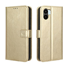 Funda de Cuero Cartera con Soporte Carcasa BY5 para Xiaomi Poco C51 Oro