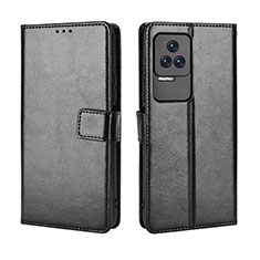 Funda de Cuero Cartera con Soporte Carcasa BY5 para Xiaomi Poco F4 5G Negro