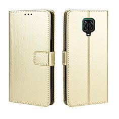 Funda de Cuero Cartera con Soporte Carcasa BY5 para Xiaomi Poco M2 Pro Oro