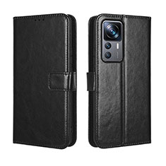 Funda de Cuero Cartera con Soporte Carcasa BY5 para Xiaomi Redmi K50 Ultra 5G Negro