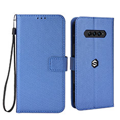 Funda de Cuero Cartera con Soporte Carcasa BY6 para Xiaomi Black Shark 4 5G Azul