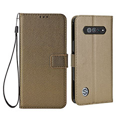 Funda de Cuero Cartera con Soporte Carcasa BY6 para Xiaomi Black Shark 4S Pro 5G Marron