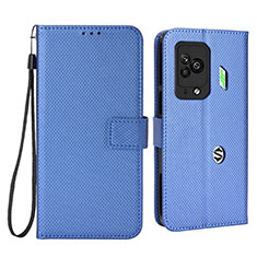 Funda de Cuero Cartera con Soporte Carcasa BY6 para Xiaomi Black Shark 5 Pro 5G Azul