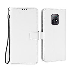 Funda de Cuero Cartera con Soporte Carcasa BY6 para Xiaomi Redmi 10X 5G Blanco