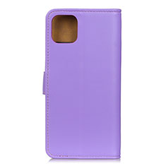 Funda de Cuero Cartera con Soporte Carcasa C01 para Xiaomi Mi 11 Lite 4G Morado