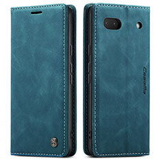 Funda de Cuero Cartera con Soporte Carcasa C01S para Google Pixel 6a 5G Azul