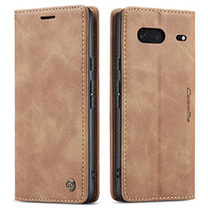 Funda de Cuero Cartera con Soporte Carcasa C01S para Google Pixel 7 5G Marron Claro