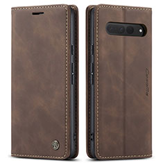 Funda de Cuero Cartera con Soporte Carcasa C01S para Google Pixel 7 Pro 5G Marron