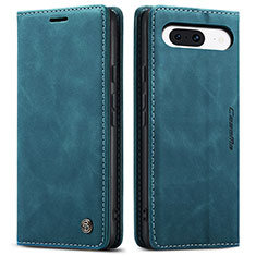 Funda de Cuero Cartera con Soporte Carcasa C01S para Google Pixel 8a 5G Azul