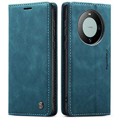 Funda de Cuero Cartera con Soporte Carcasa C01S para Huawei Mate 60 Pro Azul