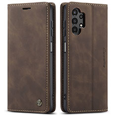 Funda de Cuero Cartera con Soporte Carcasa C01S para Samsung Galaxy A13 4G Marron