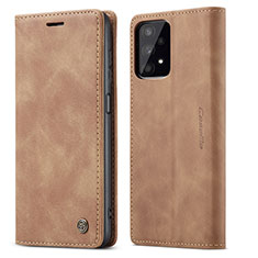 Funda de Cuero Cartera con Soporte Carcasa C01S para Samsung Galaxy A32 4G Marron Claro