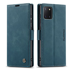 Funda de Cuero Cartera con Soporte Carcasa C01S para Samsung Galaxy Note 10 Lite Azul