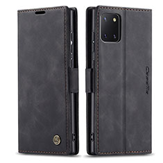 Funda de Cuero Cartera con Soporte Carcasa C01S para Samsung Galaxy Note 10 Lite Negro