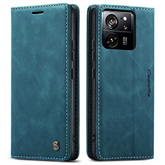 Funda de Cuero Cartera con Soporte Carcasa C01S para Xiaomi Mi 13T 5G Azul