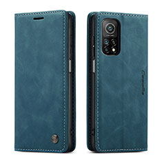 Funda de Cuero Cartera con Soporte Carcasa C01S para Xiaomi Redmi K30S 5G Azul