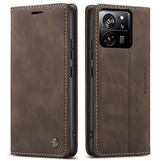 Funda de Cuero Cartera con Soporte Carcasa C01S para Xiaomi Redmi K60 Ultra 5G Marron