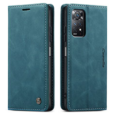 Funda de Cuero Cartera con Soporte Carcasa C01S para Xiaomi Redmi Note 11 Pro 4G Azul