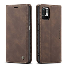 Funda de Cuero Cartera con Soporte Carcasa C01S para Xiaomi Redmi Note 11 SE 5G Marron