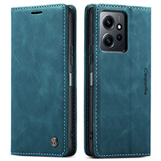 Funda de Cuero Cartera con Soporte Carcasa C01S para Xiaomi Redmi Note 12 4G Azul