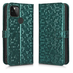 Funda de Cuero Cartera con Soporte Carcasa C01X para Google Pixel 5a 5G Verde