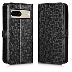 Funda de Cuero Cartera con Soporte Carcasa C01X para Google Pixel 7 5G Negro