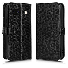 Funda de Cuero Cartera con Soporte Carcasa C01X para Google Pixel 8a 5G Negro