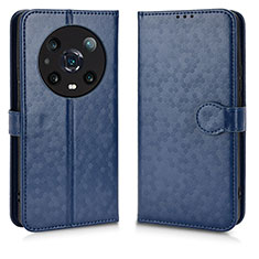 Funda de Cuero Cartera con Soporte Carcasa C01X para Huawei Honor Magic4 Pro 5G Azul