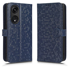 Funda de Cuero Cartera con Soporte Carcasa C01X para Huawei Honor X5 Plus Azul